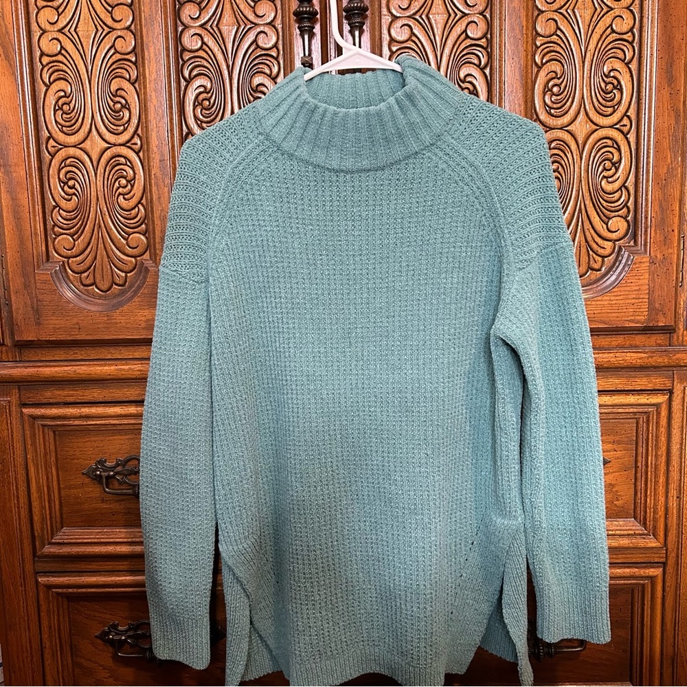 A new day long sleeve green sweater